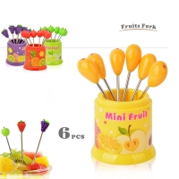Fruit Shape Fruit Forks Set