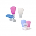 Soft Leak Proof Silicone Travel Bottle Set 3 Packs