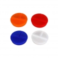 Round Shape Pill Case Three Compartments