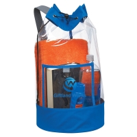 Clear PVC Beach Bag Waterproof Beach Backpack