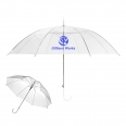 Clear Transparent Rain Umbrella Parasol PVC