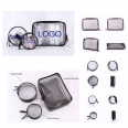 Three-piece Set Clear PVC Bag Or Transparent Wash Bag Or Cosmetic Makeup Bag