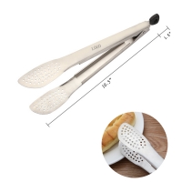 Stainless Steel Food Kitchen Cooking Tongs