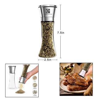 Stainless Steel Pepper Grinder