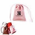Leather Jewelry Pouches Drawstring Bags