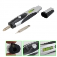 Multifunction Screwdriver Set with LED Light, Level and Tape Measure