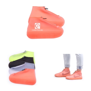 Silicone Rain Shoe Cover With Zipper