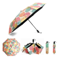 Custom Full Color Imprint UV Protect Foldable Umbrella