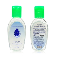 Waterless Pocket 75% Alcohol Antibacterial Instant Hand Sanitizer Gel 50 ML/1.7 OZ