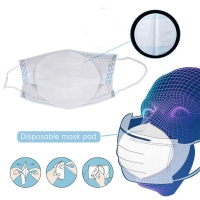 3 Layers Meltblown Non-Woven Mask Pad with Sticker