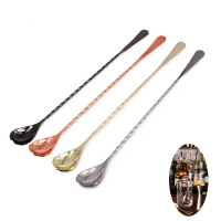 400mm Stainless Steel Long Handle Drink Spoon