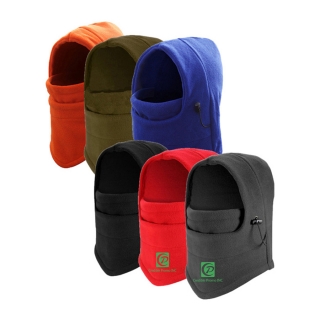 Thermal Fleece Balaclava Hat Hooded Warmer Winter Sports Face Mask