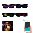 Customizable Bluetooth Magic LED Glasses