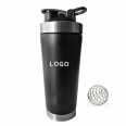 26oz Stainless Steel Shaker Bottle w/ Whisk Mixing Ball