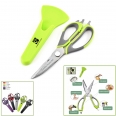 Multi Functional Kitchen Shears Fridge Scissors With Magnetic Sleeve