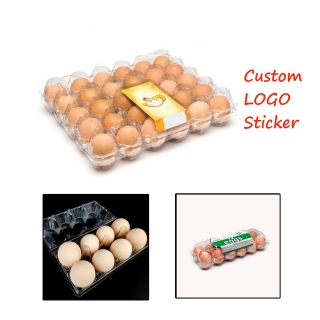 Transparent Plastic Egg Tray