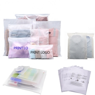 Wholesale Custom LOGO Frosted Zipper Bag
