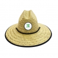 Tides Print Straw Lifeguard Hat