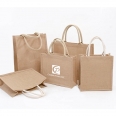 Custom Linen Or Jute Shopping Tote Bag