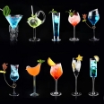 Bird Shape Swan Shape Heart Shape Jellyfish Shape Horn Shape Cocktail Glass Wine Glass