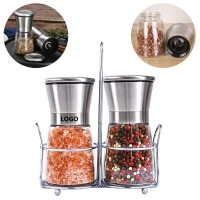 Sea Salt And Pepper Grinder Set