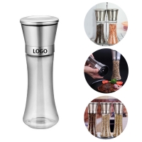 Tall Glass Pepper Mill Salt Grinder