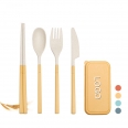 4Pcs Wheat Straw Cutlery Set