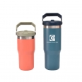 20oz 30oz Insulated Beer Cup Ice Tumbler with Handle and Straw Lid
