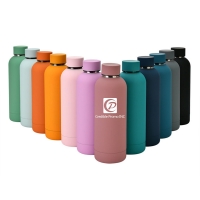 25 OZ Insulated Stainless Steel Travel Water Bottle Or Sports Kettle With Rubber Coated Finish