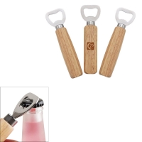 Wood Handheld Heavy Duty Stainless Steel Bottle Opener