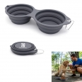 2 in 1 Foldable Pet Food & Water Bowl