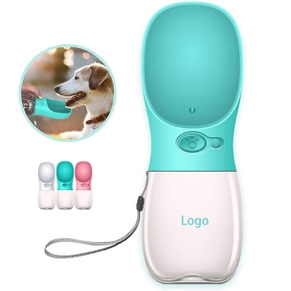 12oz Leak Proof Portable Puppy Water Dispenser with Drinking Feeder