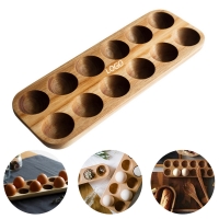 Kitchen 12 Holes Wooden Egg Holder