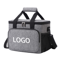 15L Insulated Lunch Bag with Adjustable Shoulder Strap