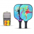 Full Color Imprint Pickleball Paddles Set