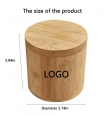 13oz Bamboo Storage Box with Magnetic Swivel Lid