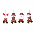 Christmas Decorations Cloth Christmas Hanging Snowman Elk