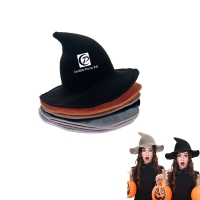 Halloween Witch Hat Warm Knitted Cap