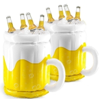 Custom Full Color Imprint Inflatable PVC Beer Ice Bucket