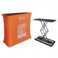 Rectangle Portable Promotion Counter Table Exhibition Stand