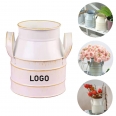 Milk Jug Flower Planter Cream Retro Vase