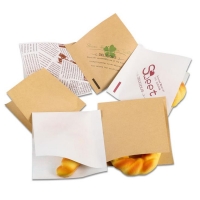 Disposable Oil-proof Kraft Paper Sandwich Bag