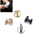 Custom Stainless Steel Men's Cufflinks