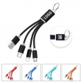 4-in-1 Charging Cable with Keychain
