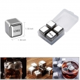 Stainless Steel Ice Cubes 4 PCS/SET