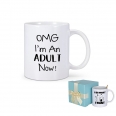 11 Oz. C Handle Ceramic Mug