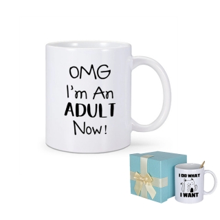 11 Oz. C Handle Ceramic Mug