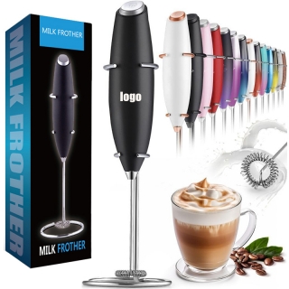 Powerful Milk Frother Wand Handheld Coffee Frother Electric Whisk