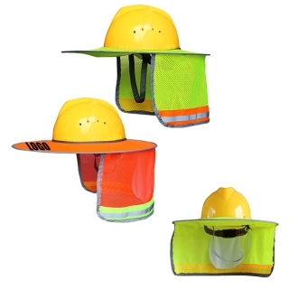 Hard Hat Sunshield with Reflective Stripe(Hard Hat Not Included)