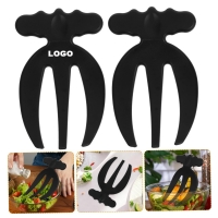 2pcs Multifunctional Three Finger Creative Salad Fork Claw